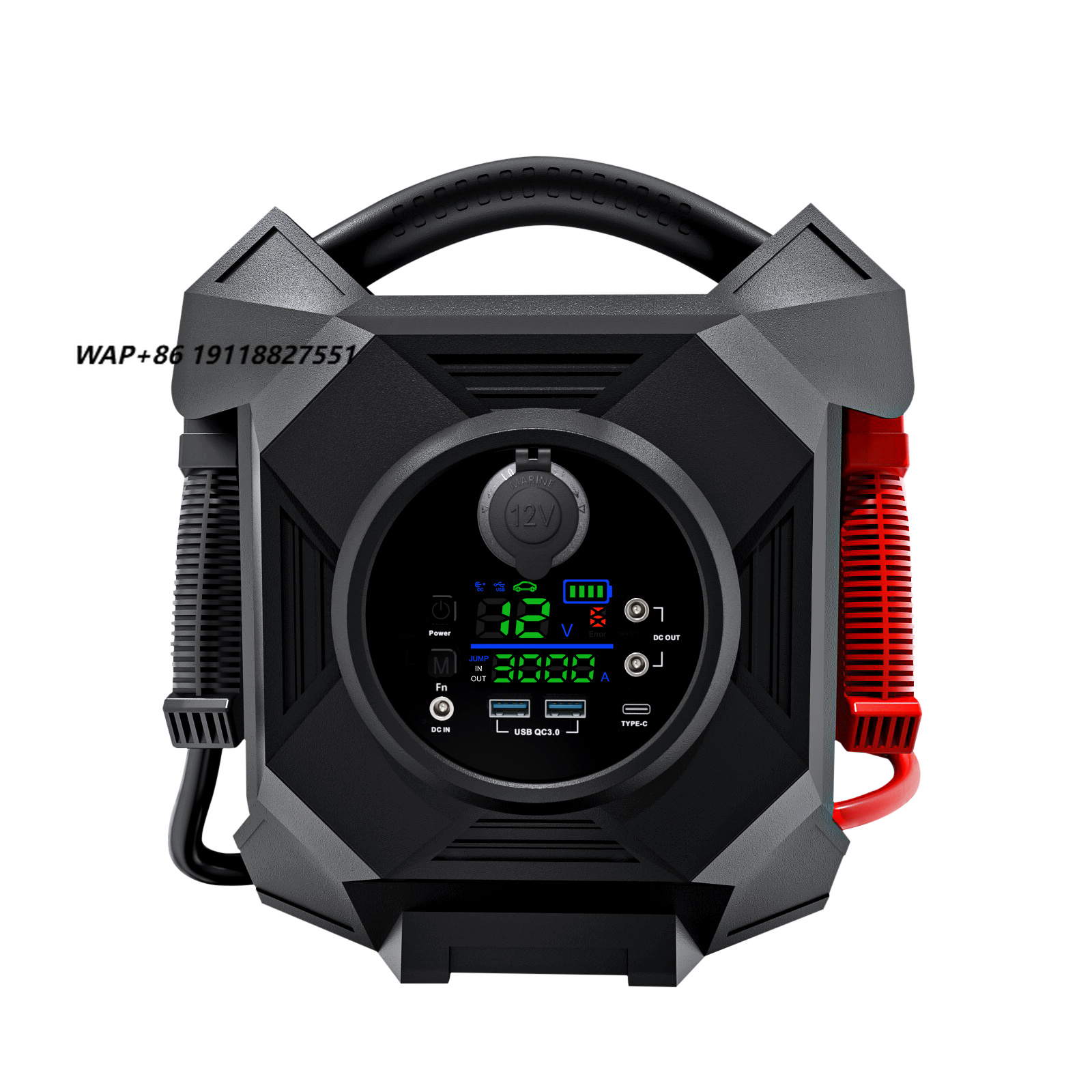 Jump Starter 24V Heavy Duty - Портативное многофункциональное умное пусковое устройство для