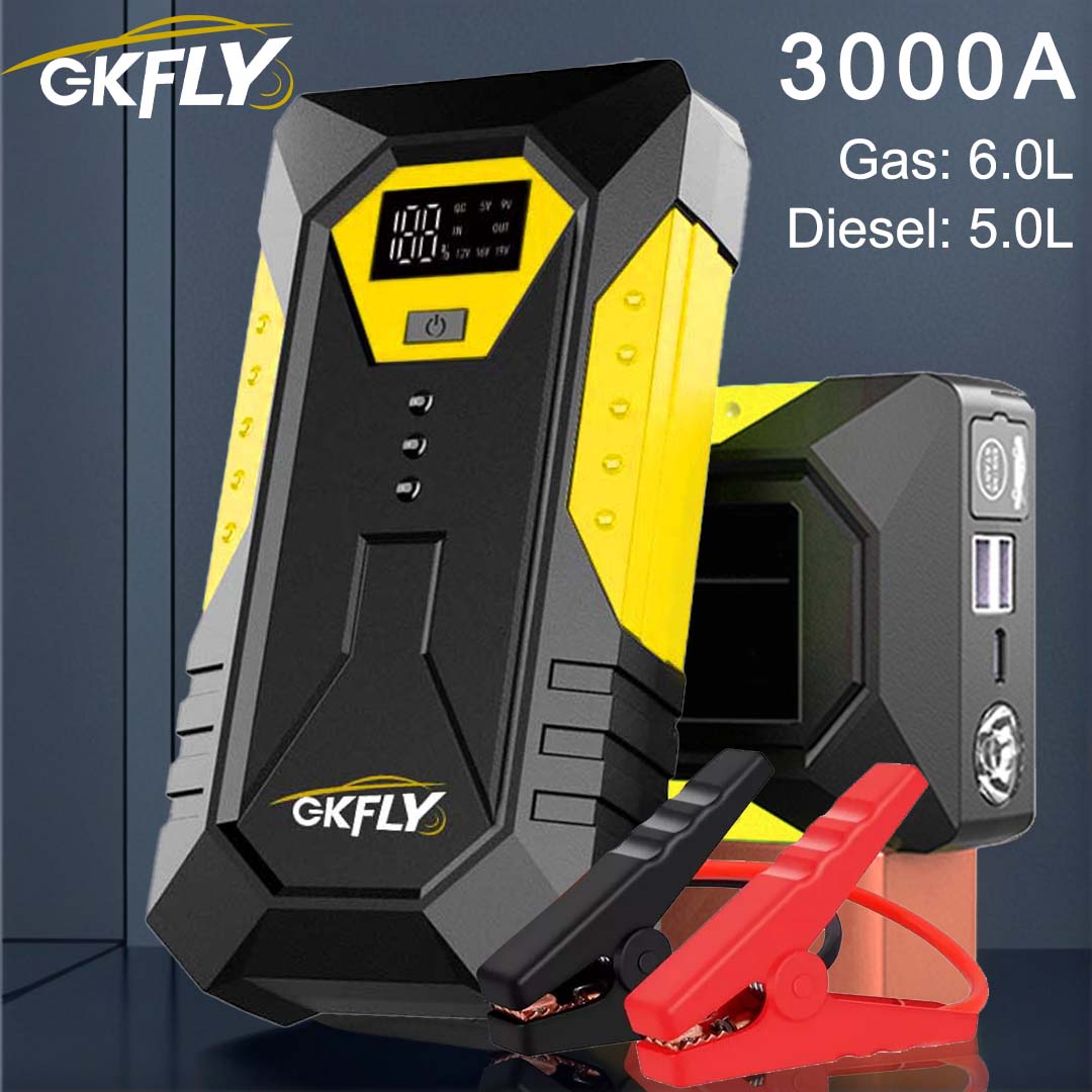 GKFLY Jump Starter Power Bank  – обзор и цена Portable Jump Starter 4000A