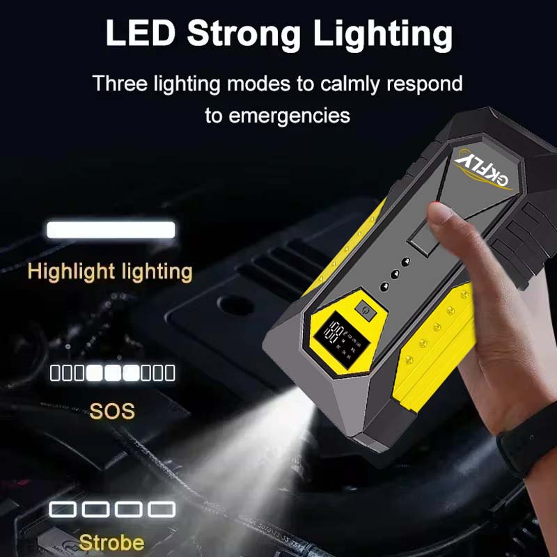 GKFLY Jump Starter Power Bank  – обзор и цена Portable Jump Starter 4000A