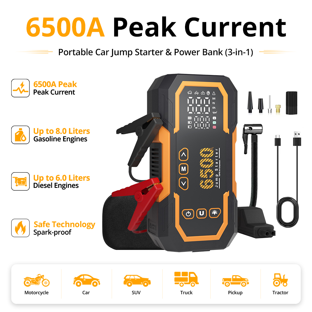 Стартер автомобильного аккумул – обзор и цена Solar Jump Starter Power Bank
