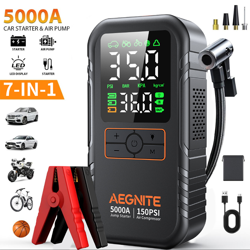 Пусковое устройство 5000А с пи – обзор и цена Jump Starter 12V Diesel