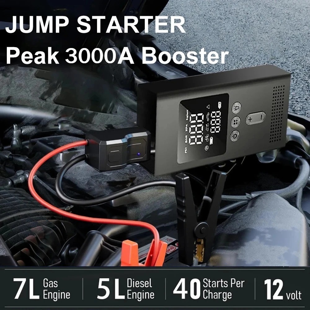Многофункциональный пусковой к – обзор и цена Lithium Jump Starter 3000A Peak