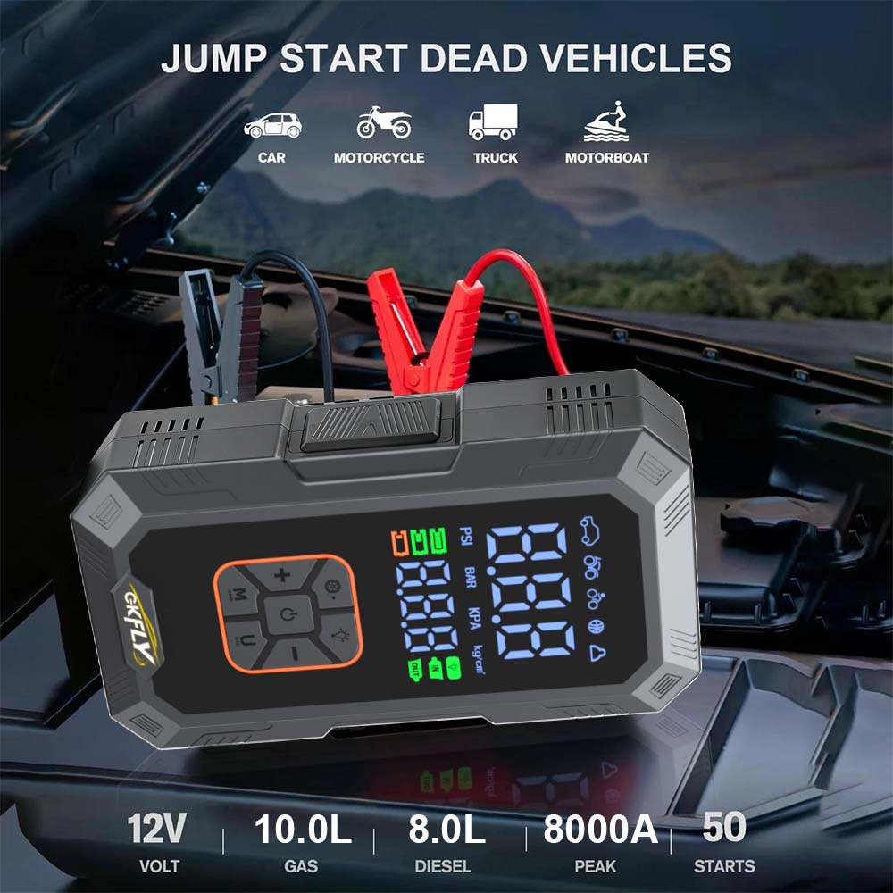 4-в-1: пусковое устройство для – обзор и цена Jump Starter With Air Compressor