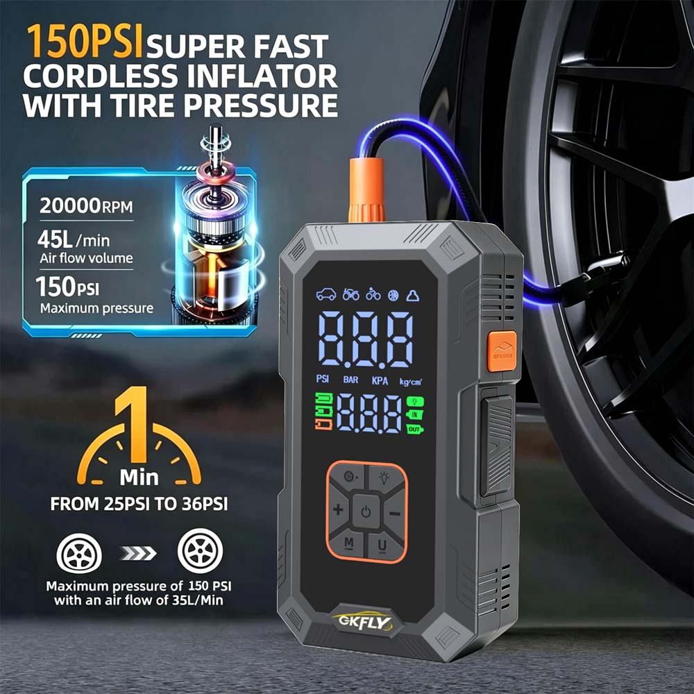 4-в-1: пусковое устройство для – обзор и цена Jump Starter With Air Compressor