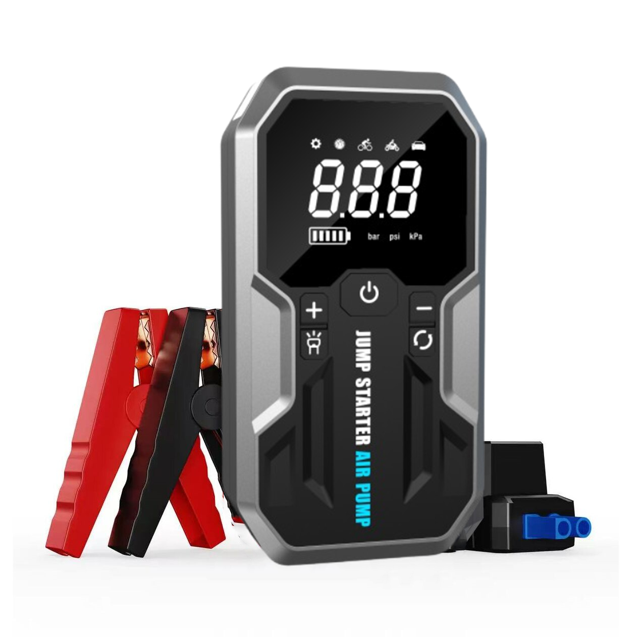 Портативное литий-ионное пуско – обзор и цена Portable Jump Starter 4000A