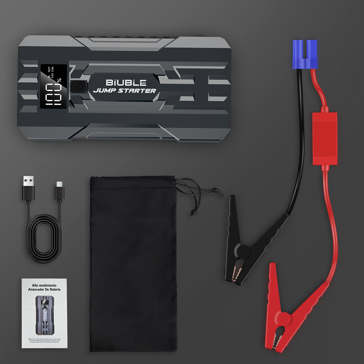 Пусковое устройство для автомо – обзор и цена Lithium Jump Starter 3000A Peak