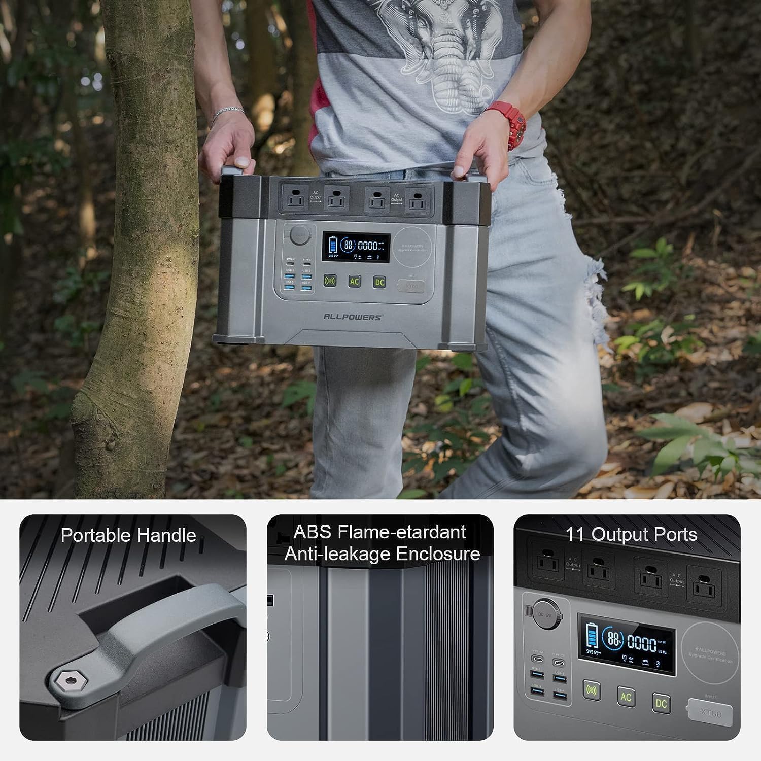 Портативный солнечный генерато – обзор и цена Solar Jump Starter Power Bank