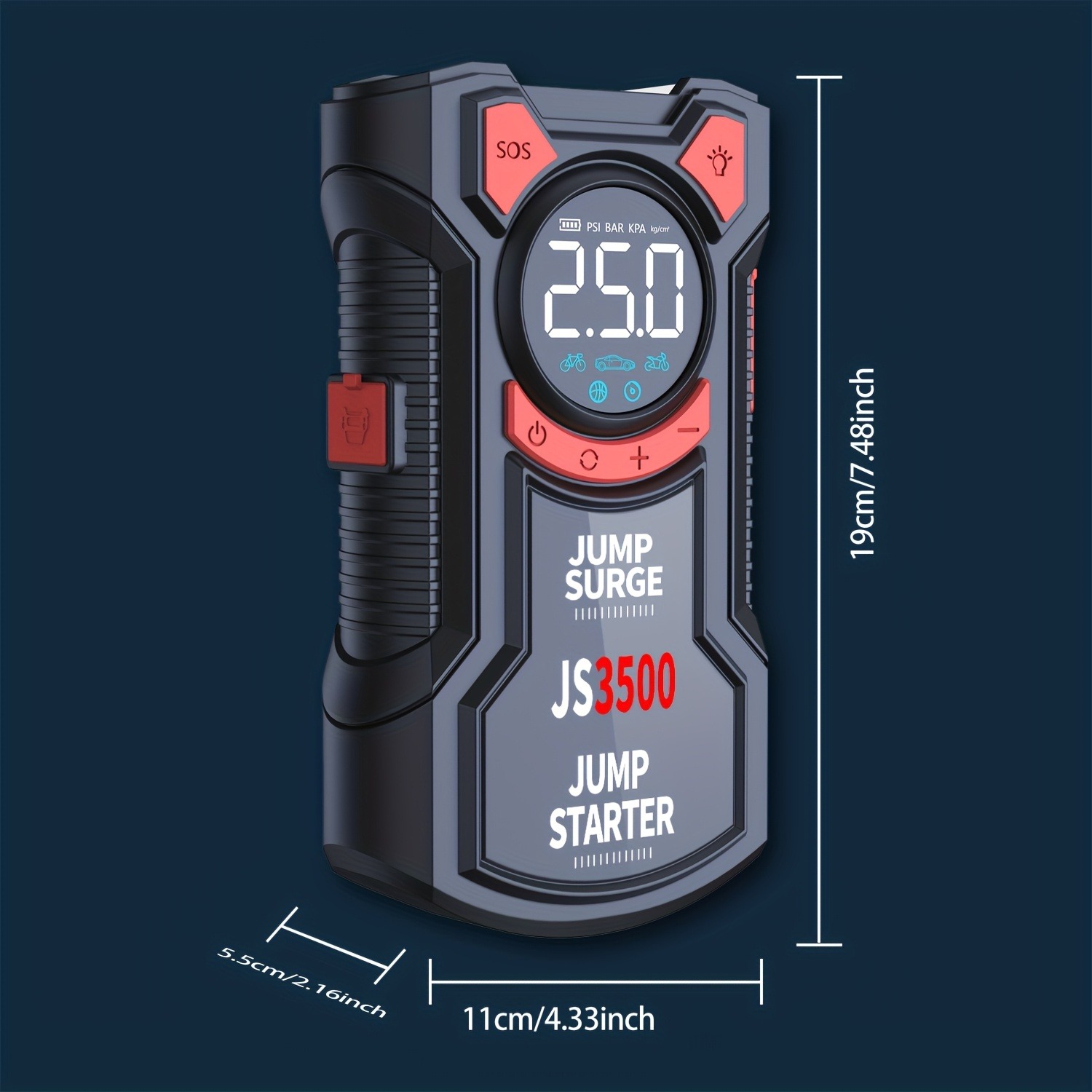 Многофункциональное пусковое у – обзор и цена Lithium Jump Starter 3000A Peak