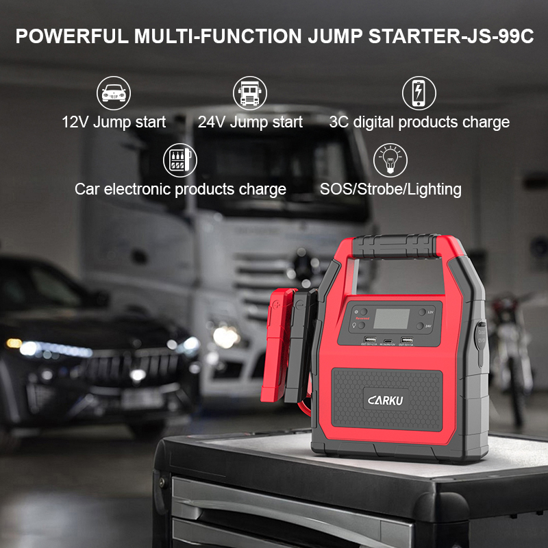 Мощный 24В бустер с интеллекту – обзор и цена Jump Starter 24V Heavy Duty