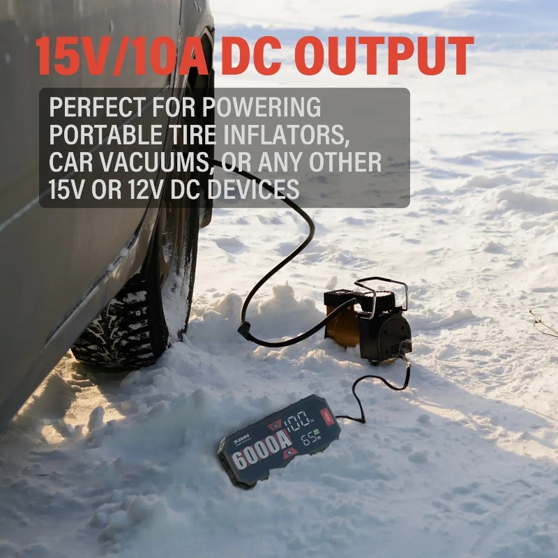Портативное пусковое устройств – обзор и цена Portable Jump Starter 4000A