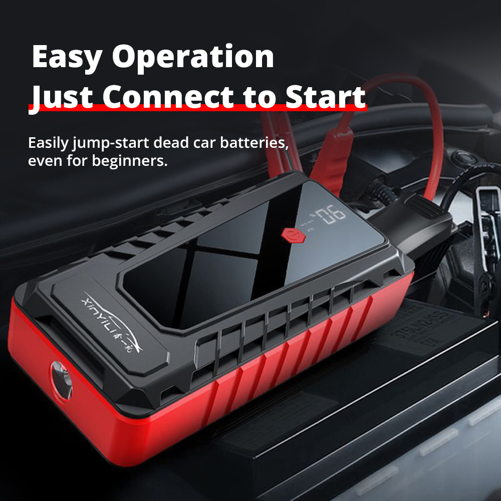 Мощный автомобильный источник  – обзор и цена Portable Jump Starter 4000A