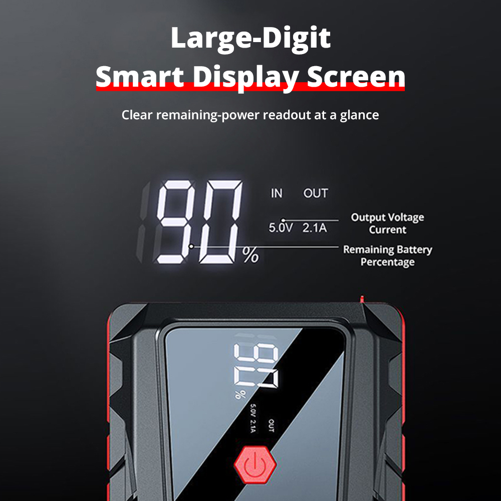 Мощный автомобильный источник  – обзор и цена Portable Jump Starter 4000A
