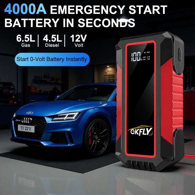 Портативное пусковое устройств – обзор и цена Portable Jump Starter 4000A
