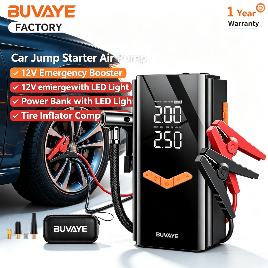 Пуско-зарядное устройство для  – обзор и цена Jump Starter Cable 2000A