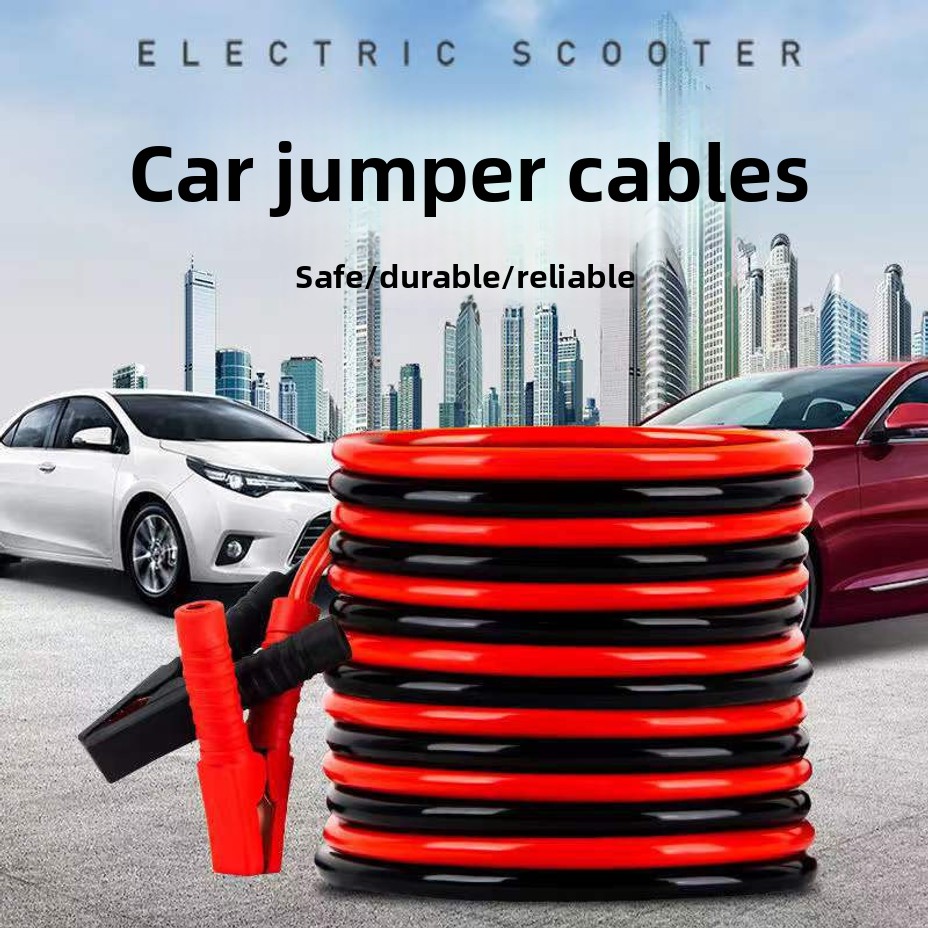 Кабель для запуска автомобиля  – обзор и цена Jump Starter Cable 2000A
