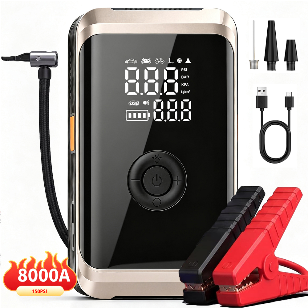 Многофункциональное пусковое у – обзор и цена Jump Starter With Air Compressor