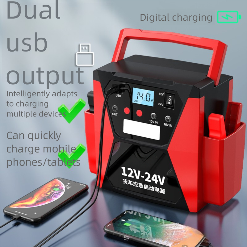 Портативное пусковое устройств – обзор и цена Car Jump Starter 12V 24V Truck
