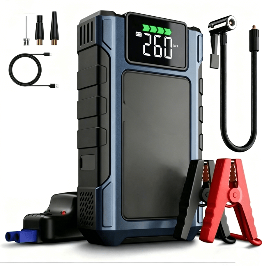 Пиковый ток 4000А |   Портатив – обзор и цена Portable Jump Starter 4000A