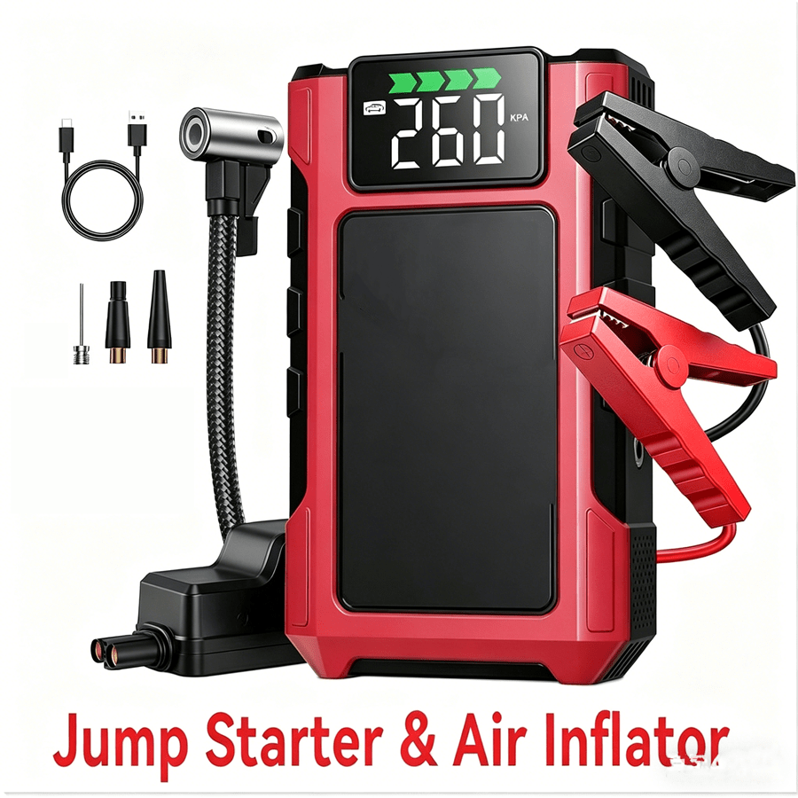 Пиковый ток 4000А |   Портатив – обзор и цена Portable Jump Starter 4000A