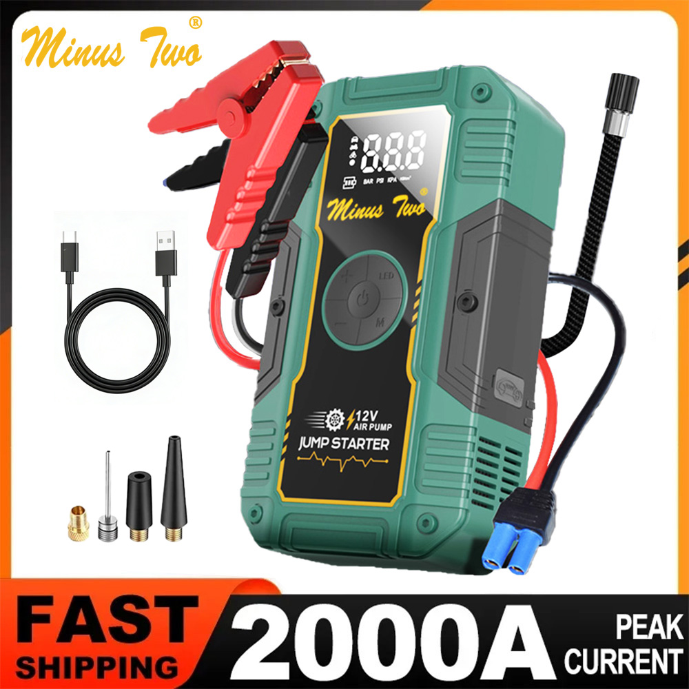 12-вольтовый автомобильный пус – обзор и цена Jump Starter With Air Compressor
