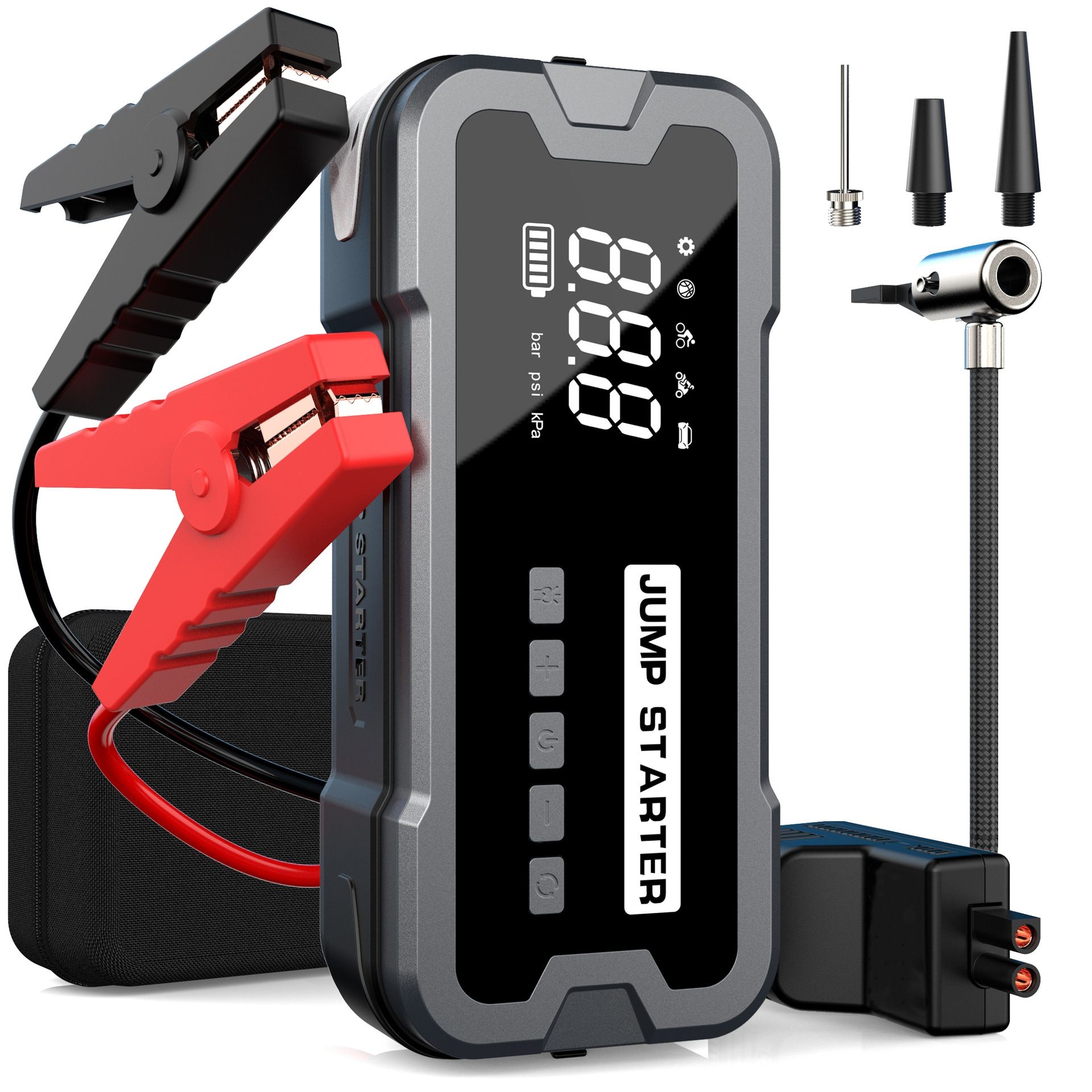 Портативное пусковое устройств – обзор и цена Portable Jump Starter 4000A