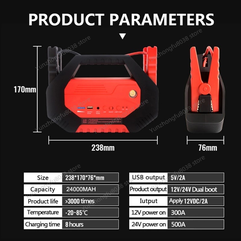 Мощное пусковое устройство для – обзор и цена Jump Starter 24V Heavy Duty